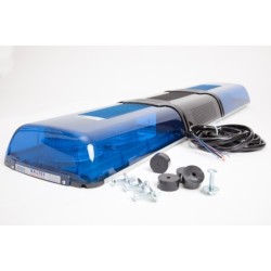 Rampa luminoasa stroboscopica cu difuzor si sirena 100W - lungime 1092 mm Rampa luminoasa stroboscopica cu difuzor si sirena 100W - lungime 1092 mm
